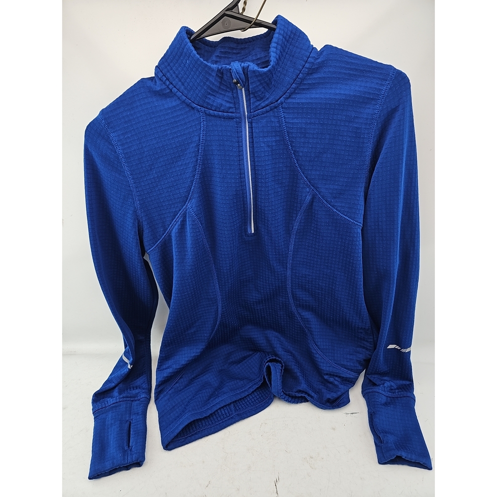 DSG Blue 1/4 Zip Pullover with Thumbholes
